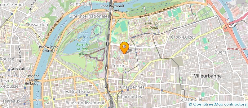 localisation de l'entreprise MADAME FADILA IGHIT  VILLEURBANNE