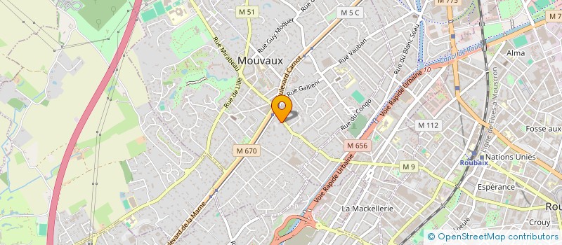 localisation de l'entreprise MADAME FADILA JELLAB  MOUVAUX