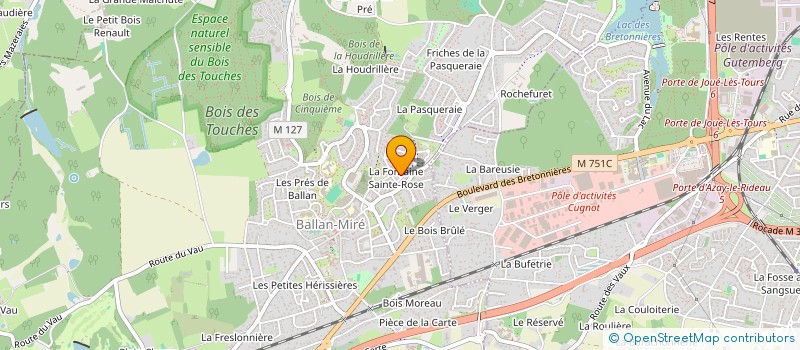 localisation de l'entreprise MADAME FADILA LAHMER  BALLAN-MIRE