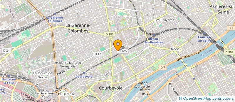 localisation de l'entreprise MADAME FADILA MAALI à COURBEVOIE