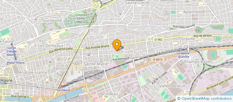 localisation de l'entreprise MADAME FADILA MECKASSOUA  LE HAVRE