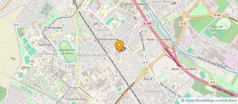 localisation de l'entreprise MADAME FADILA MEDDOUR  REIMS