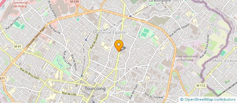 localisation de l'entreprise MADAME FADILA MERKHOUF  TOURCOING