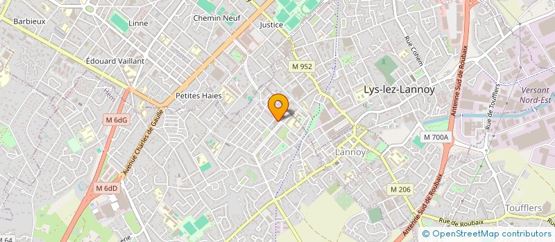 localisation de l'entreprise MADAME FADILA MOSTEFAOUI  HEM