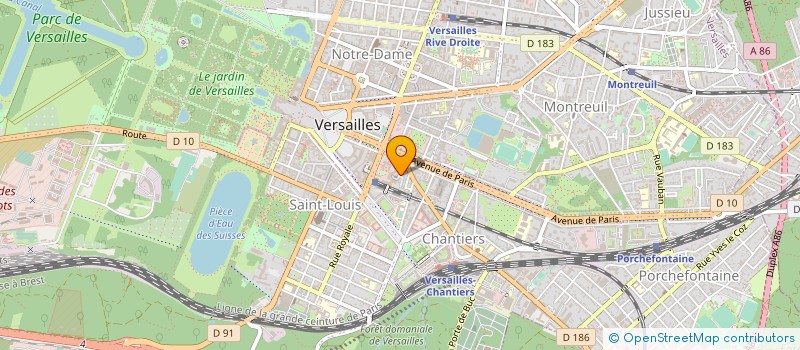 localisation de l'entreprise MADAME FADILA MOULAI KHATIR à VERSAILLES