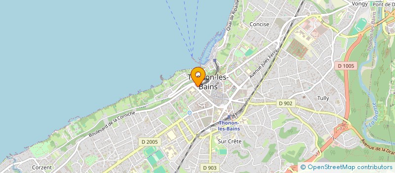 localisation de l'entreprise MADAME FADILA TABANI à THONON-LES-BAINS