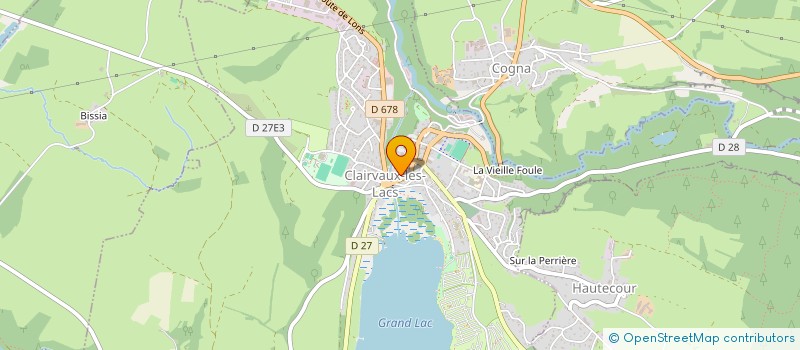 localisation de l'entreprise MADAME FADILA ZOUNOUH  CLAIRVAUX-LES-LACS