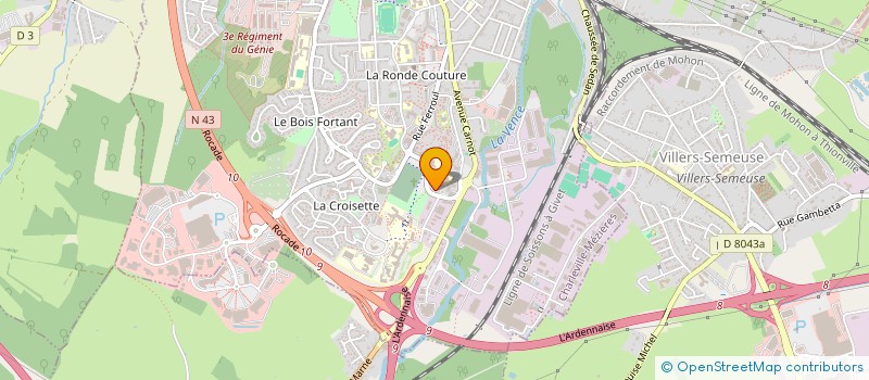 localisation de l'entreprise MADAME FADIMATOU MAJOR PITNDOM MFOUAPON  CHARLEVILLE-MEZIERES