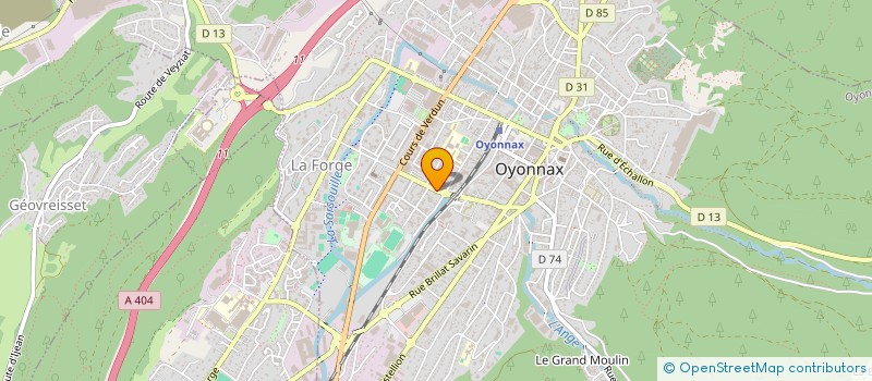 localisation de l'entreprise MADAME FADIME FIDAN à OYONNAX