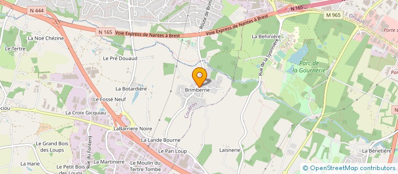 localisation de l'entreprise MADAME FADIME SARICA à COUERON
