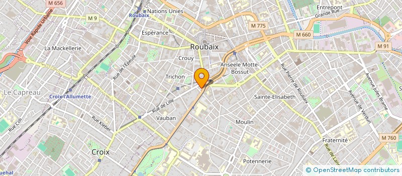 localisation de l'entreprise MADAME FADMA BOUALI à ROUBAIX