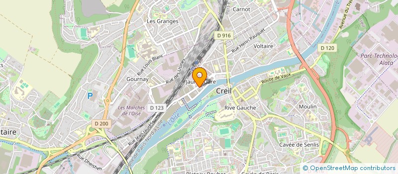 localisation de l'entreprise MADAME FADMA LAASRI  CREIL