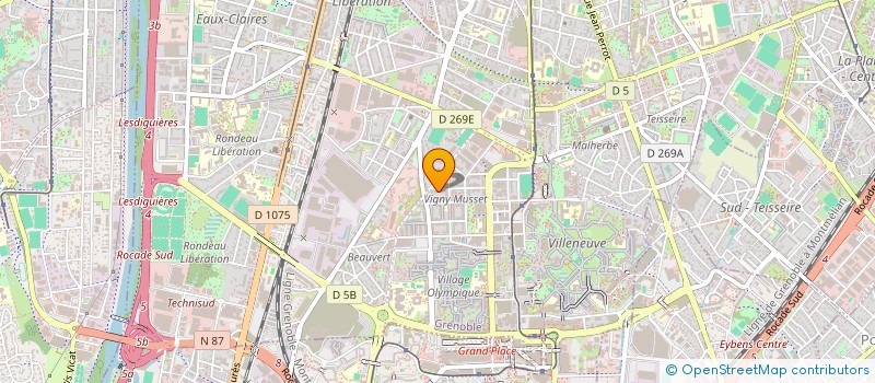 localisation de l'entreprise MADAME FADOUA BOULLI  GRENOBLE