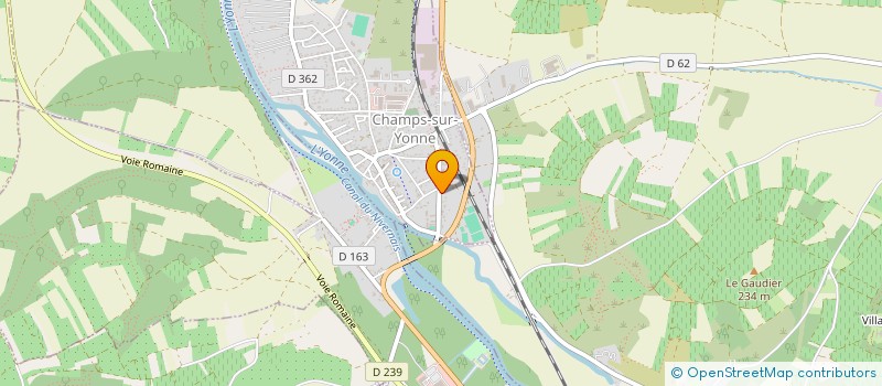 localisation de l'entreprise MADAME FADOUA EL KEHAL  CHAMPS-SUR-YONNE