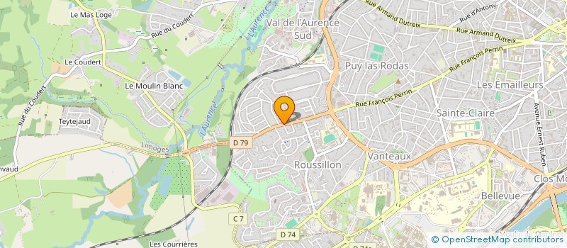 localisation de l'entreprise MADAME FADOUA FIKRI à LIMOGES