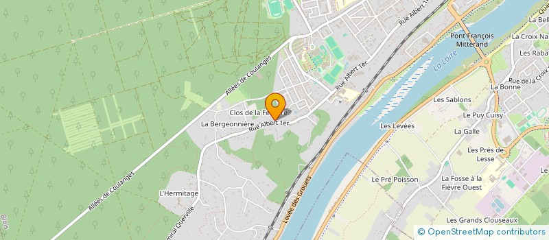 localisation de l'entreprise MADAME FADOUA GHAZI  BLOIS