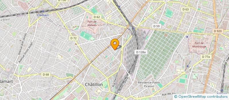 localisation de l'entreprise MADAME FADOUA HAJJAJI à CHATILLON