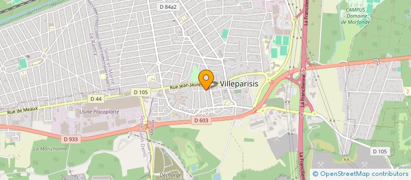 localisation de l'entreprise MADAME FADWA ALLAM  VILLEPARISIS