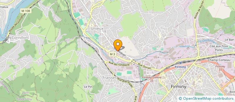 localisation de l'entreprise MADAME FADWA ALLOUL  UNIEUX