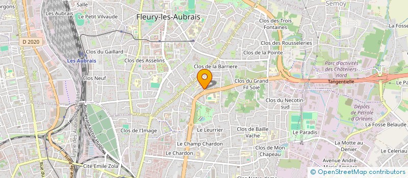 localisation de l'entreprise MADAME FADWA EL ANOUARI  ORLEANS