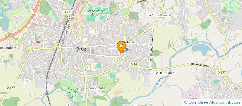 localisation de l'entreprise MADAME FADWA EL GRAOUI à BRUZ
