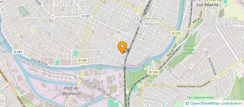 localisation de l'entreprise MADAME FADWA GUEBLI BENIYSA  SAINT-MAUR-DES-FOSSES