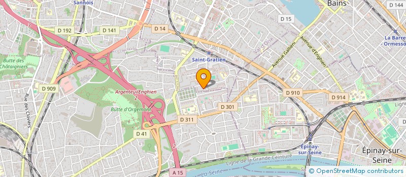 localisation de l'entreprise MADAME FADWA HARRACH  SAINT-GRATIEN