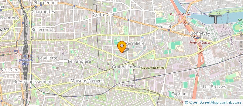 localisation de l'entreprise MADAME FADWA MAACHI IDRISSI  VILLEURBANNE