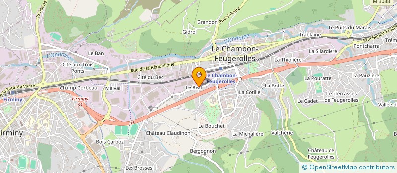 localisation de l'entreprise MADAME FADWA MOUMEN à LE CHAMBON-FEUGEROLLES