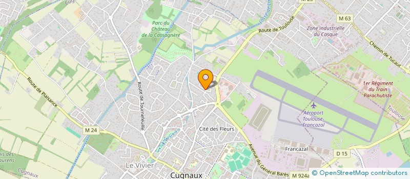 localisation de l'entreprise MADAME FADWA MOUTII  CUGNAUX