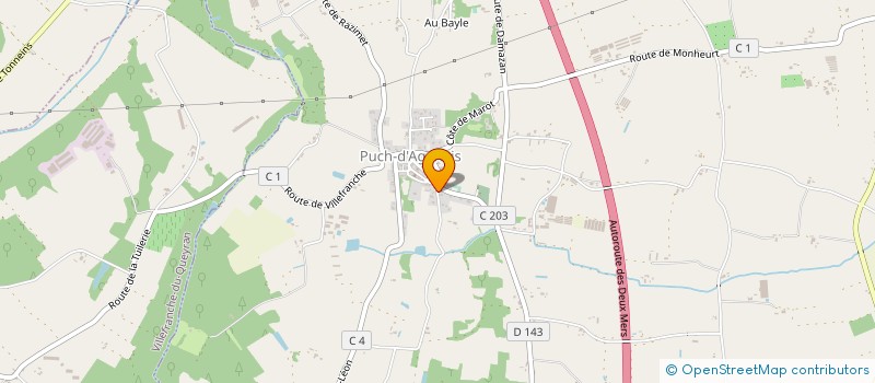 localisation de l'entreprise MADAME FAEZEH AFCHARI KORD  PUCH-D'AGENAIS