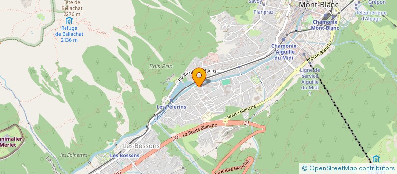 localisation de l'entreprise MADAME FAFA ABDELLAH MAHDJOUBI à CHAMONIX-MONT-BLANC