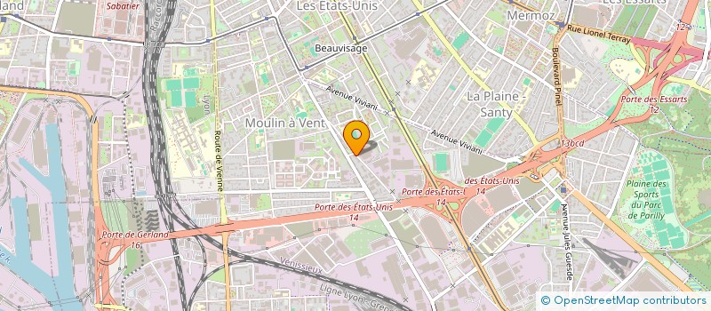 localisation de l'entreprise MADAME FAGAYE GUEYE  VENISSIEUX