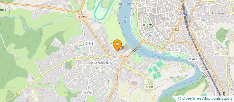 localisation de l'entreprise MADAME FAGUEYE SY  BELLERIVE-SUR-ALLIER