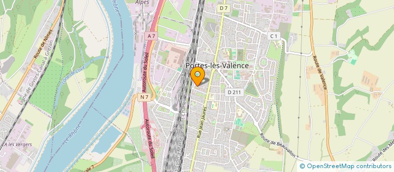 localisation de l'entreprise MADAME FAHARIA MAOULIDA  PORTES-LES-VALENCE