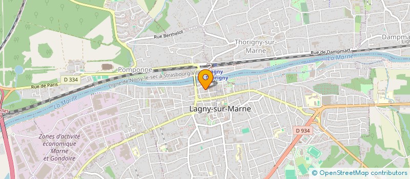 localisation de l'entreprise MADAME FAHARIA MOHAMED  LAGNY-SUR-MARNE