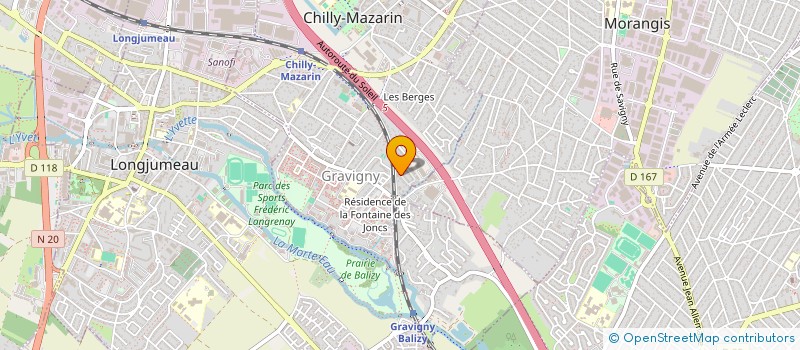 localisation de l'entreprise MADAME FAHIA ADRAR  CHILLY-MAZARIN