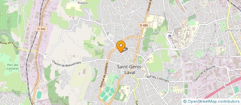 localisation de l'entreprise MADAME FAHIA BOUZID à SAINT-GENIS-LAVAL