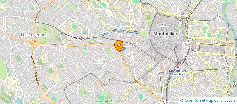 localisation de l'entreprise MADAME FAHIMA AMENSOUR à MONTPELLIER