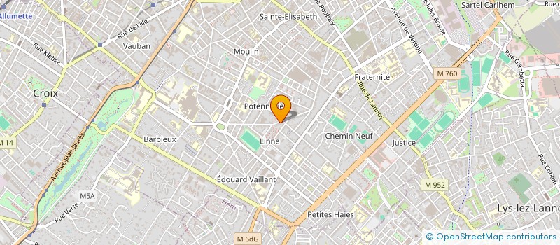 localisation de l'entreprise MADAME FAHIMA BELAID  ROUBAIX