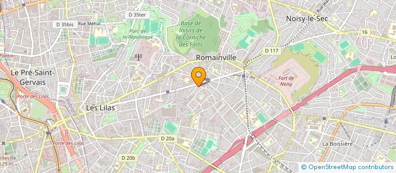 localisation de l'entreprise MADAME FAHIMA KAMOUN à ROMAINVILLE