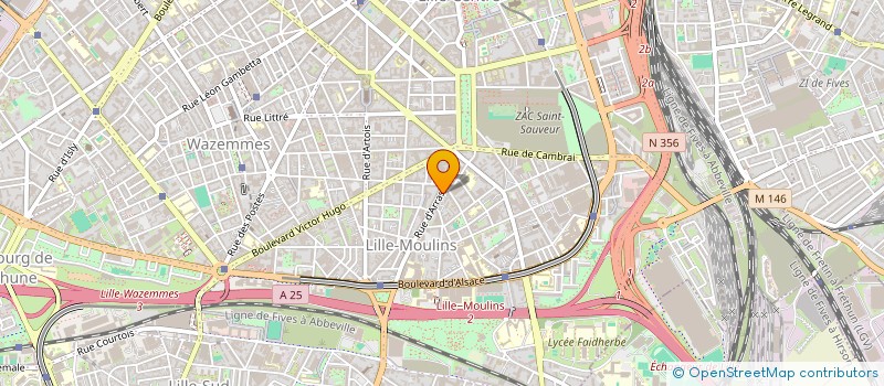 localisation de l'entreprise MADAME FAHIMA LACEUK  LILLE
