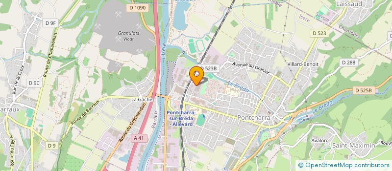 localisation de l'entreprise MADAME FAHIMA LAHMADI  PONTCHARRA