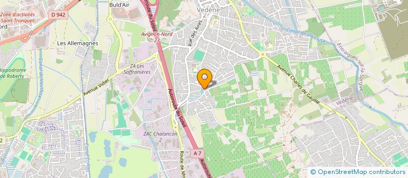 localisation de l'entreprise MADAME FAHIMA MAAI  VEDENE