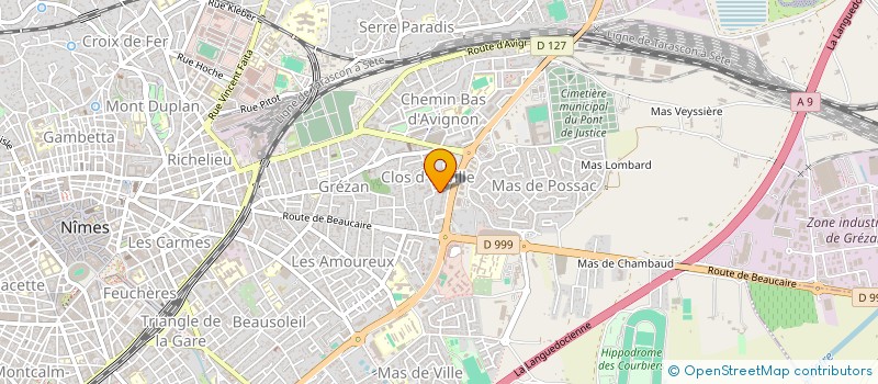 localisation de l'entreprise MADAME FAHIMA MERABET  NIMES