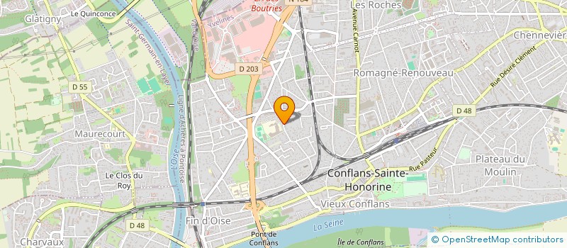 localisation de l'entreprise MADAME FAHIMEH HATEFTABAR  CONFLANS-SAINTE-HONORINE