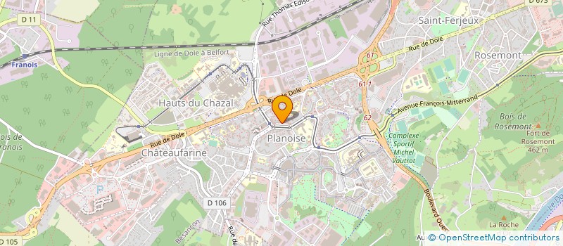 localisation de l'entreprise MADAME FAHRIJE LJATIFI à BESANCON
