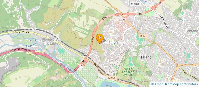 localisation de l'entreprise MADAME FAHTEMA CHAYBANI  TALANT