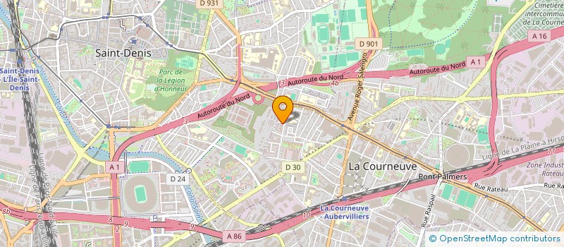 localisation de l'entreprise MADAME FAHYMA MOUHAMED à LA COURNEUVE