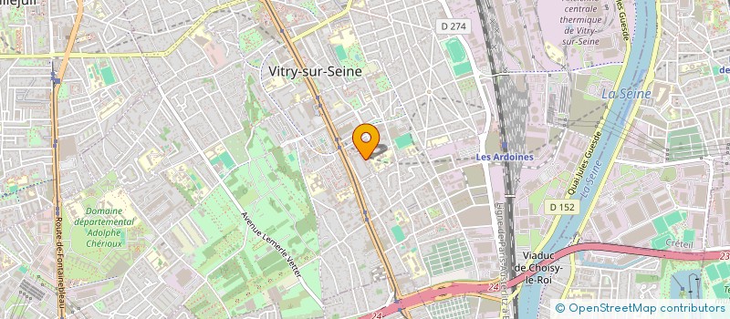 localisation de l'entreprise MADAME FAIDA BANTSIMBA  VITRY-SUR-SEINE